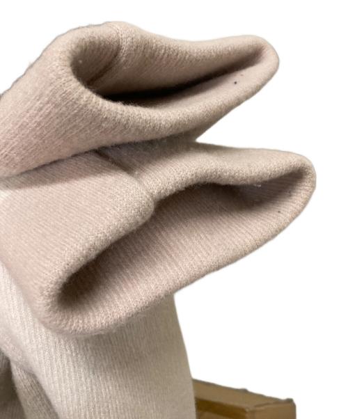 FOXEY（フォクシー）FOXEY (フォクシー) ウール ダブルフェイス ニット ガウンコート ベージュ サイズ:記載無しの古着・服飾アイテム