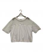 ARMANI EXCHANGEアルマーニ エクスチェンジ）の古着「半袖メッシュTシャツ」｜ホワイト