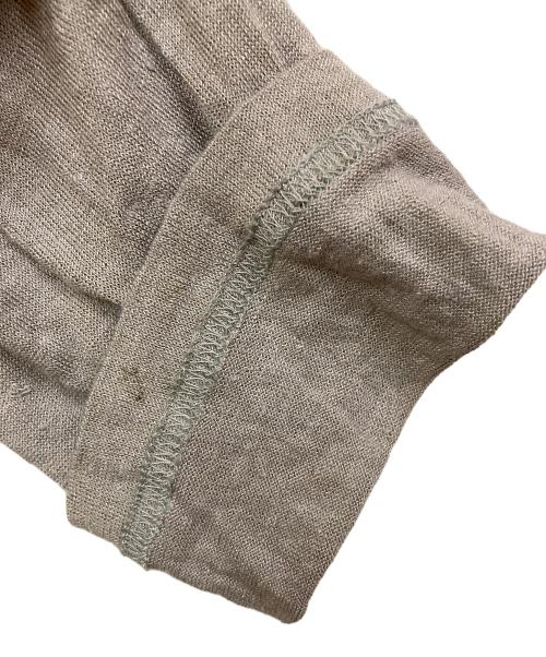 LIMI feu（リミフゥ）LIMI feu (リミフゥ) リネン・ナイロン変形カーディガン グレー サイズ:Sの古着・服飾アイテム