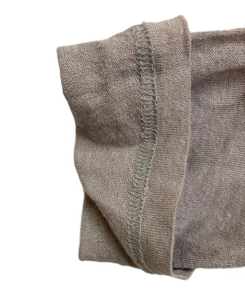 LIMI feu（リミフゥ）LIMI feu (リミフゥ) リネン・ナイロン変形カーディガン グレー サイズ:Sの古着・服飾アイテム