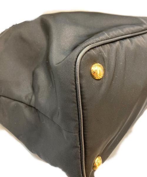 PRADA（プラダ）PRADA (プラダ) ナイロントートバッグ ブラックの古着・服飾アイテム