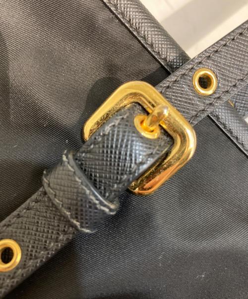 PRADA（プラダ）PRADA (プラダ) ナイロントートバッグ ブラックの古着・服飾アイテム