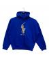 POLO RALPH LAUREN（ポロ・ラルフローレン）の古着「裏起毛プルオーバーパーカー」｜ブルー