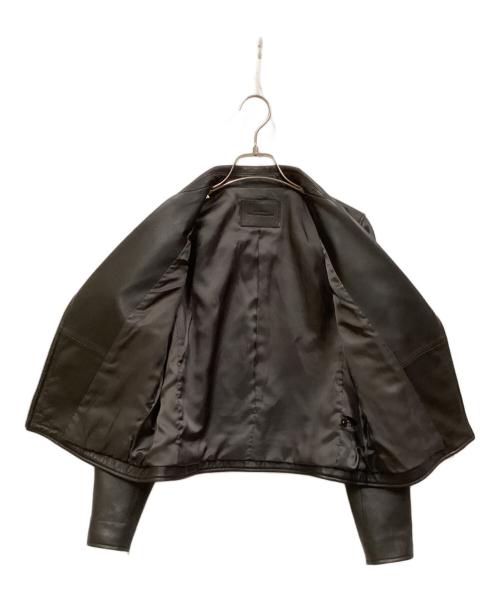 green label relaxing（グリーンレーベルリラクシング）green label relaxing (グリーンレーベルリラクシング) KC SHEEPLEATHER ライダースジャケット/ダブルライダースジャケット ブラック サイズ:Mの古着・服飾アイテム