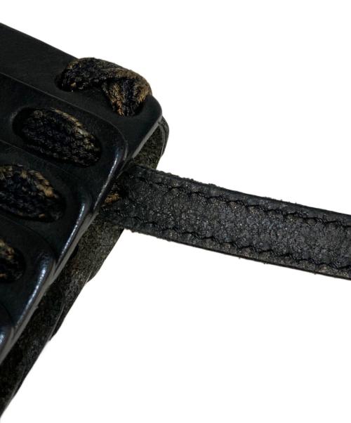 Snow Peak YAMAI（スノーピーク ヤマイ）Snow Peak YAMAI (スノーピーク ヤマイ) HATORI YMAI × HATORI Leather Crossbody (S) ブラックの古着・服飾アイテム