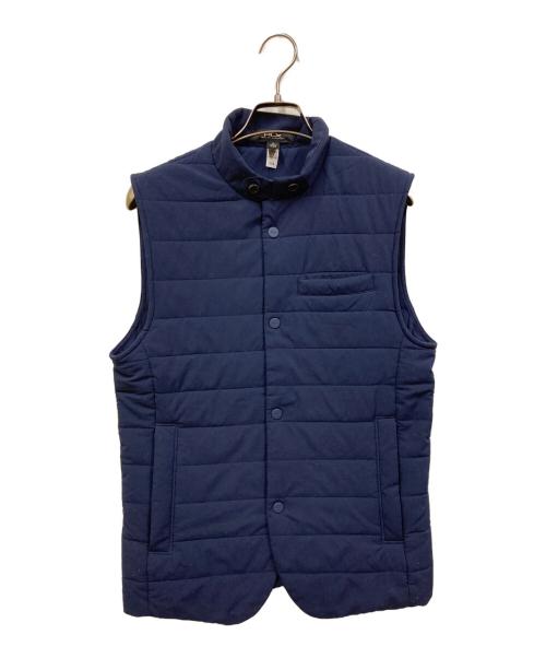 RLX RALPH LAUREN（アールエルエックスラルフローレン）RLX RALPH LAUREN (アールエルエックスラルフローレン) キルテッドモックネックベスト ネイビー サイズ:xsの古着・服飾アイテム