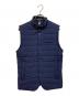 RLX RALPH LAUREN（アールエルエックスラルフローレン）の古着「キルテッドモックネックベスト」｜ネイビー