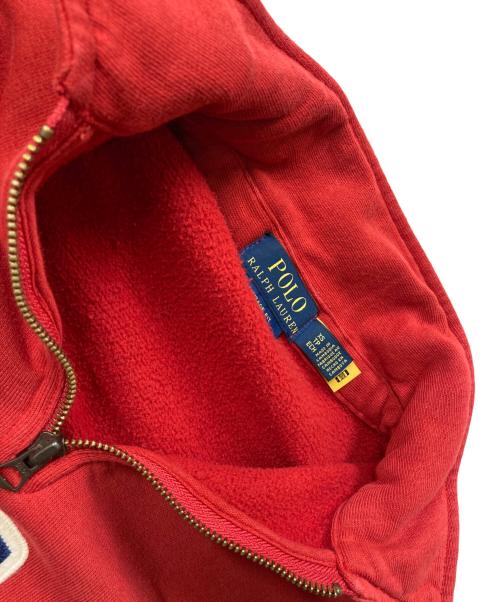 POLO RALPH LAUREN（ポロ・ラルフローレン）POLO RALPH LAUREN (ポロ・ラルフローレン) ヴィンテージフィットUSAカラードスウェットシャツ レッド サイズ:xsの古着・服飾アイテム