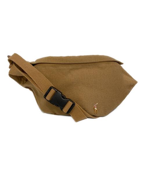 POLO RALPH LAUREN（ポロ・ラルフローレン）POLO RALPH LAUREN (ポロ・ラルフローレン) キャンバスウエストポーチ ブラウン サイズ:表記なしの古着・服飾アイテム