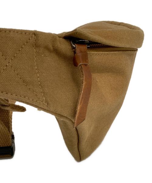 POLO RALPH LAUREN（ポロ・ラルフローレン）POLO RALPH LAUREN (ポロ・ラルフローレン) キャンバスウエストポーチ ブラウン サイズ:表記なしの古着・服飾アイテム