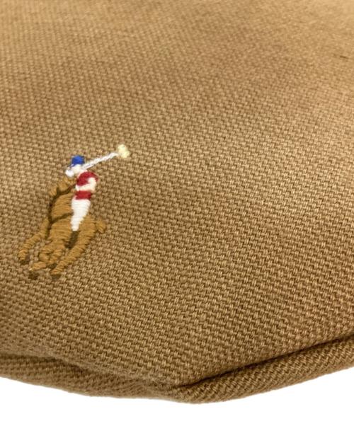 POLO RALPH LAUREN（ポロ・ラルフローレン）POLO RALPH LAUREN (ポロ・ラルフローレン) キャンバスウエストポーチ ブラウン サイズ:表記なしの古着・服飾アイテム