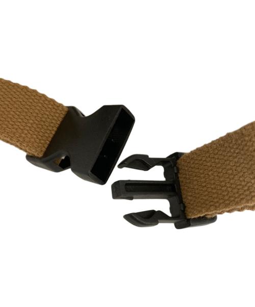 POLO RALPH LAUREN（ポロ・ラルフローレン）POLO RALPH LAUREN (ポロ・ラルフローレン) キャンバスウエストポーチ ブラウン サイズ:表記なしの古着・服飾アイテム