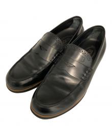 TOD'S（トッズ）の古着「レザーコインローファー」｜ブラック