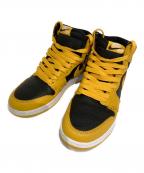 NIKEナイキ）の古着「AIR JORDAN 1 HIGH OG GS POLLEN/エアジョーダン ワン ハイ  オージー ジーエス ポレン」｜ブラック×イエロー
