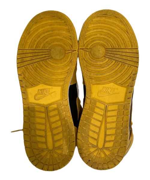 NIKE（ナイキ）NIKE (ナイキ) AIR JORDAN 1 HIGH OG GS POLLEN/エアジョーダン ワン ハイ  オージー ジーエス ポレン ブラック×イエロー サイズ:23の古着・服飾アイテム