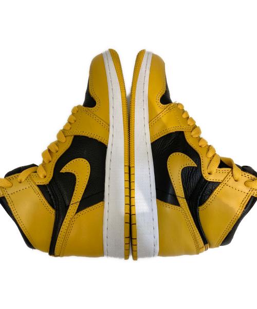 NIKE（ナイキ）NIKE (ナイキ) AIR JORDAN 1 HIGH OG GS POLLEN/エアジョーダン ワン ハイ  オージー ジーエス ポレン ブラック×イエロー サイズ:23の古着・服飾アイテム