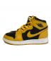 NIKE (ナイキ) AIR JORDAN 1 HIGH OG GS POLLEN/エアジョーダン ワン ハイ  オージー ジーエス ポレン ブラック×イエロー サイズ:23：7000円