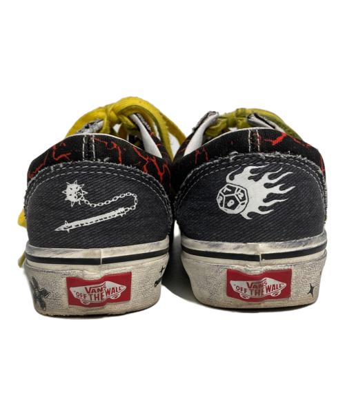 VANS（ヴァンズ）VANS (ヴァンズ) Old Skool Flame Sneake/ヴィンテージ加工 グレー サイズ:23.5の古着・服飾アイテム