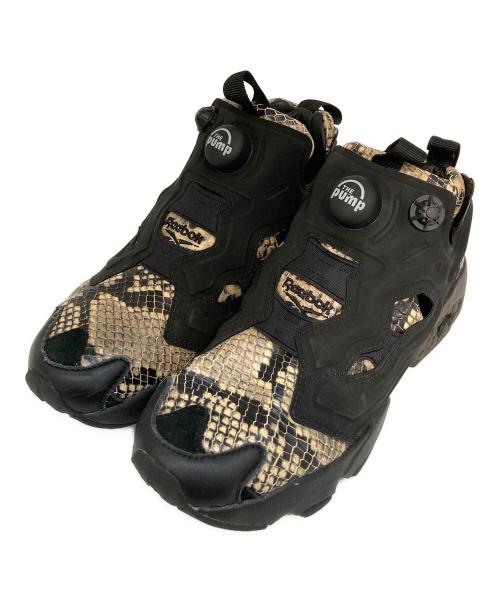 REEBOK（リーボック）REEBOK (リーボック) INSTAPUMP FURY/ インスタポンプ フューリー ブラック×ベージュ サイズ:SIZE 23.5cmの古着・服飾アイテム