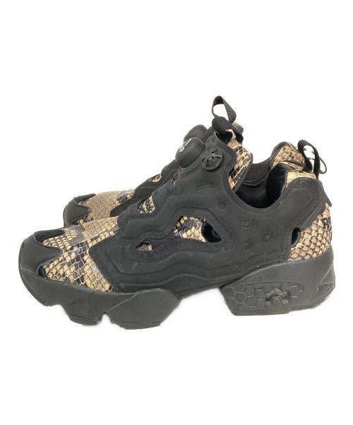 REEBOK（リーボック）REEBOK (リーボック) INSTAPUMP FURY/ インスタポンプ フューリー ブラック×ベージュ サイズ:SIZE 23.5cmの古着・服飾アイテム