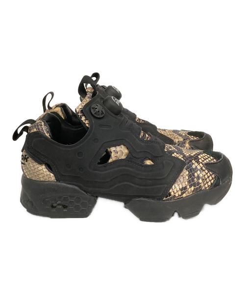 REEBOK（リーボック）REEBOK (リーボック) INSTAPUMP FURY/ インスタポンプ フューリー ブラック×ベージュ サイズ:SIZE 23.5cmの古着・服飾アイテム