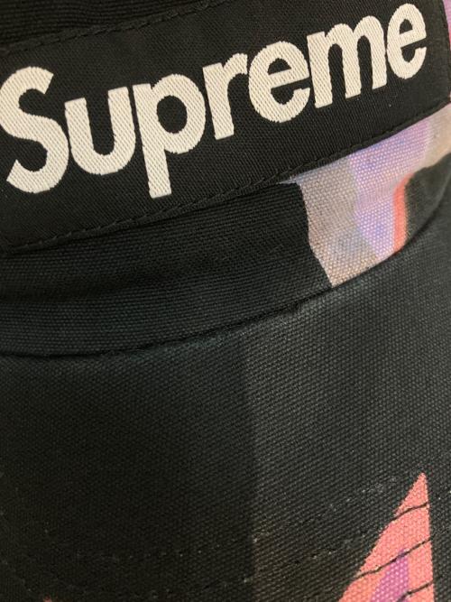 SUPREME（シュプリーム）Supreme (シュプリーム) 21SS GonZ Stars Camp Cap ブラック×ピンク サイズ:表記無しの古着・服飾アイテム