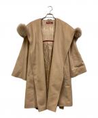 Max Mara Studioマックスマーラ ストゥディオ）の古着「ラップファー カシミヤコート」｜ベージュ