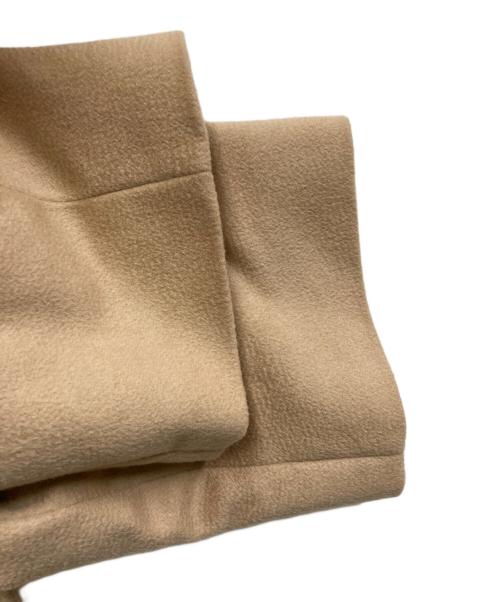 Max Mara Studio（マックスマーラ ストゥディオ）MAX MARA STUDIO (マックスマーラ ストゥディオ) ラップファー カシミヤコート ベージュ サイズ:SIZE 38の古着・服飾アイテム