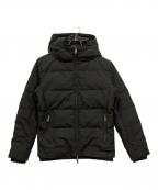 AKMエーケーエム）の古着「スタンドネックレイヤードダウンジャケット」｜ブラック