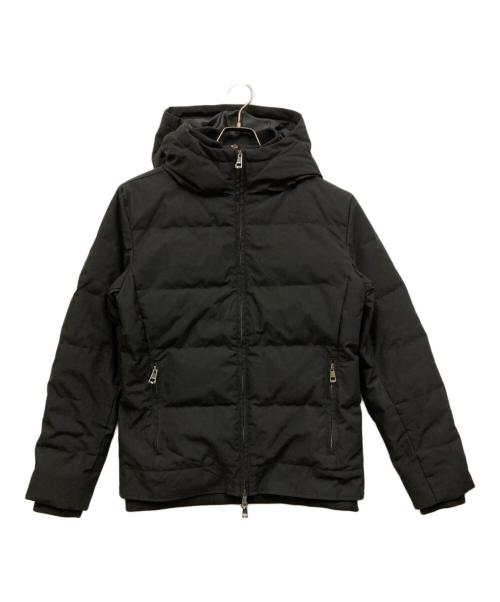 AKM（エーケーエム）AKM (エーケーエム) スタンドネックレイヤードダウンジャケット ブラック サイズ:SIZE Lの古着・服飾アイテム