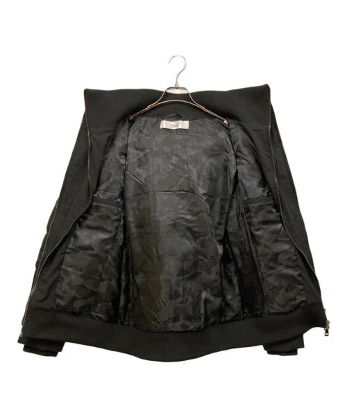 AKM（エーケーエム）AKM (エーケーエム) スタンドネックレイヤードダウンジャケット ブラック サイズ:SIZE Lの古着・服飾アイテム