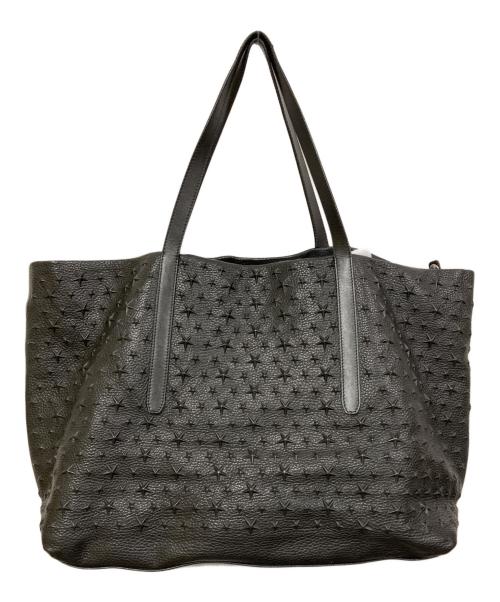 JIMMY CHOO（ジミーチュウ）JIMMY CHOO (ジミーチュウ) スターエンボストートバッグ/ピムリコ ブラック サイズ:表記なしの古着・服飾アイテム