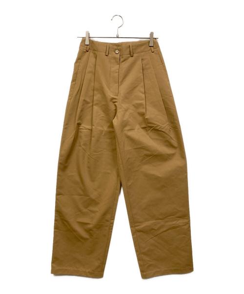 SMILE ORCHID（スマイルオーキッド）SMILE ORCHID (スマイルオーキッド) タックワイドチノパン ベージュ サイズ:表記無しの古着・服飾アイテム