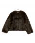 EVERYDAY I LIKE.（エヴリデイ アイ ライク）の古着「Anna Fur ジャケット」｜ブラウン