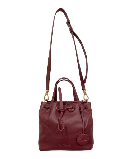 COLE HAAN（コールハーン）COLE HAAN (コールハーン) グランド アンビション スモール バケット バッグ ボルドー サイズ:表記なしの古着・服飾アイテム