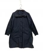 ISSEY MIYAKE meイッセイ ミヤケ ミー）の古着「デカボタンパッカリングコート」｜ネイビー