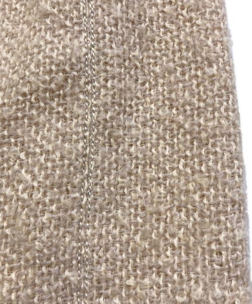 LOUIS VUITTON（ルイ ヴィトン）LOUIS VUITTON (ルイ ヴィトン) ウール・モヘアスカート アイボリー サイズ:SIZE 36の古着・服飾アイテム