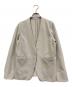 SOEJU（ソージュ）の古着「ノーカラージャケット」｜ベージュ