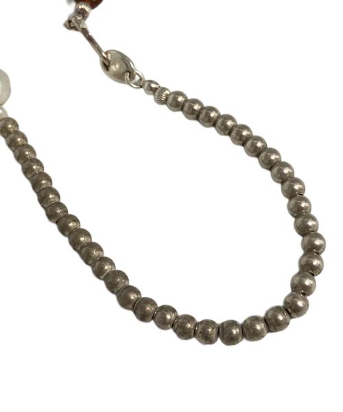 MAUA JEWELRY（マウア ジュエリー）MAUA JEWELRY (マウア ジュエリー) Brown I.stone necklace ブラウン×シルバー サイズ:表記なしの古着・服飾アイテム