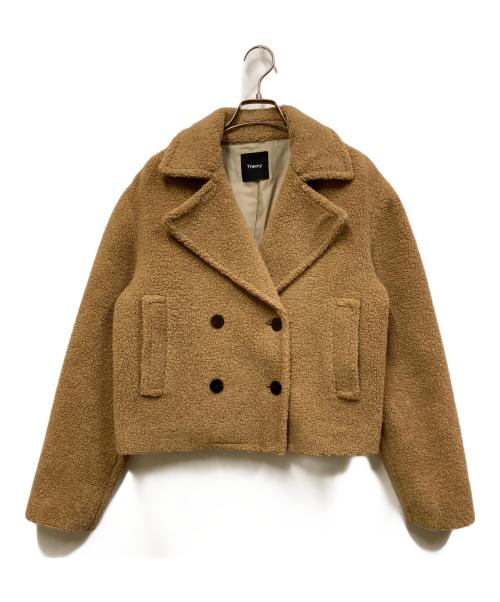 theory（セオリー）theory (セオリー) TEDDY FLEECE ボアPコート ベージュ サイズ:Pの古着・服飾アイテム