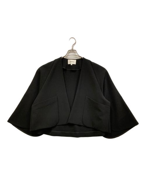ENFOLD（エンフォルド）ENFOLD (エンフォルド) ドレープノーカラージャケット ブラック サイズ:36の古着・服飾アイテム