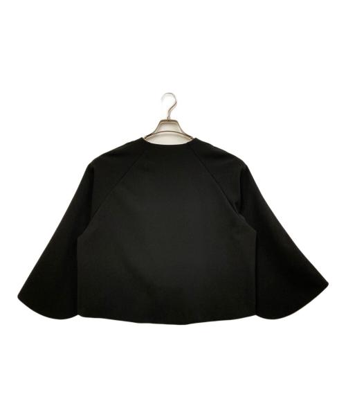 ENFOLD（エンフォルド）ENFOLD (エンフォルド) ドレープノーカラージャケット ブラック サイズ:36の古着・服飾アイテム