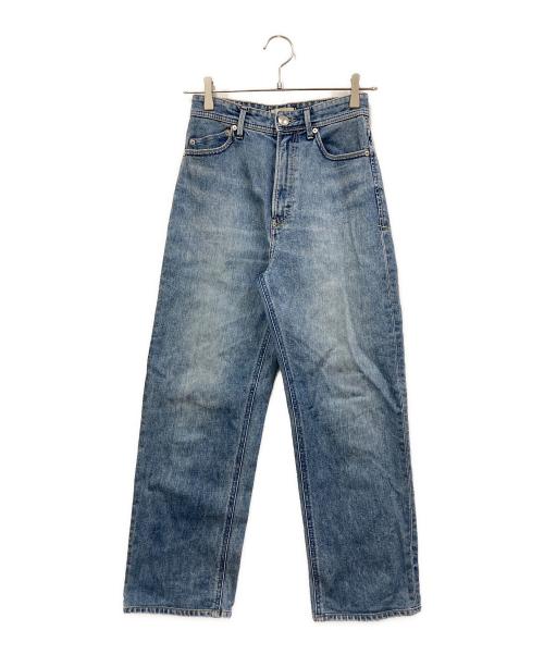 YANUK（ヤヌーク）YANUK (ヤヌーク) LEA/Boys Straight/ビンテージヘイジーブルー デニムパンツ ブルー サイズ:SIZE 23の古着・服飾アイテム