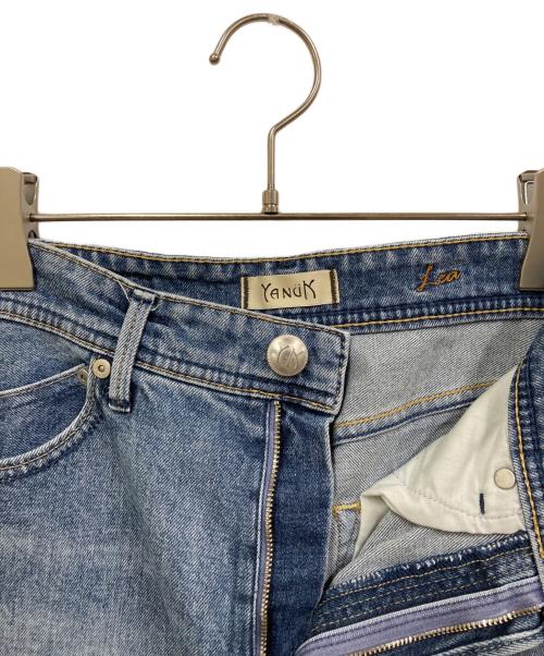 YANUK（ヤヌーク）YANUK (ヤヌーク) LEA/Boys Straight/ビンテージヘイジーブルー デニムパンツ ブルー サイズ:SIZE 23の古着・服飾アイテム