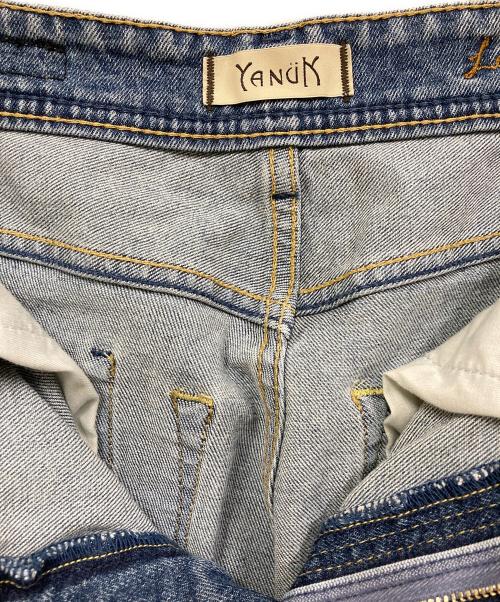 YANUK（ヤヌーク）YANUK (ヤヌーク) LEA/Boys Straight/ビンテージヘイジーブルー デニムパンツ ブルー サイズ:SIZE 23の古着・服飾アイテム