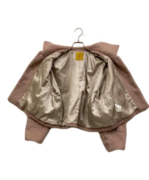 URBAN RESEARCH ROSSO（アーバンリサーチロッソ）URBAN RESEARCH ROSSO (アーバンリサーチロッソ) 『UR TECH』F by ROSSO シャギーボックスジャケット ピンク サイズ:FREEの古着・服飾アイテム