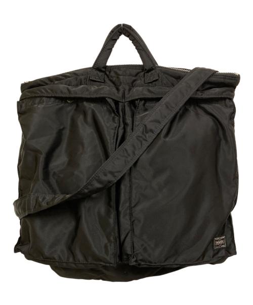 PORTER（ポーター）PORTER (ポーター) TANKER  2WAY HELMETBAG ブラックの古着・服飾アイテム