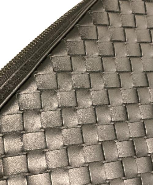 BOTTEGA VENETA（ボッテガベネタ）BOTTEGA VENETA (ボッテガベネタ) イントレチャートメッセンジャーバッグ ブラックの古着・服飾アイテム