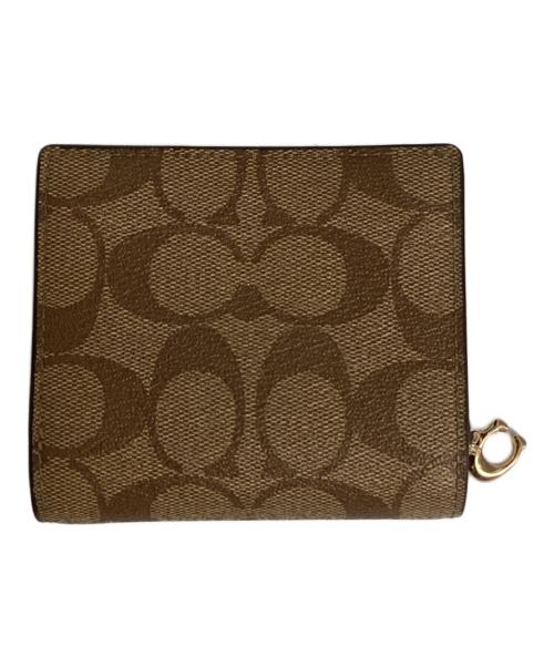 COACH（コーチ）COACH (コーチ) シグネチャースナップ ウォレット ベージュ サイズ:表記なしの古着・服飾アイテム