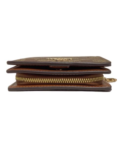 COACH（コーチ）COACH (コーチ) シグネチャースナップ ウォレット ベージュ サイズ:表記なしの古着・服飾アイテム